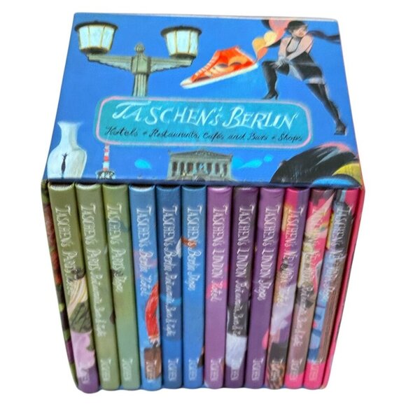 Tashens Paris London Berline New York 12 Book Boxset Softcover 4 Cities - Picture 10 of 16